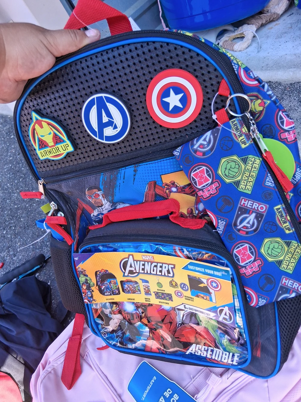 Marvel Avengers Kids Backpack - Blue/Red